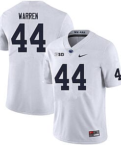 Penn State Tyler Warren Jersey #44 College Football Game White With Name