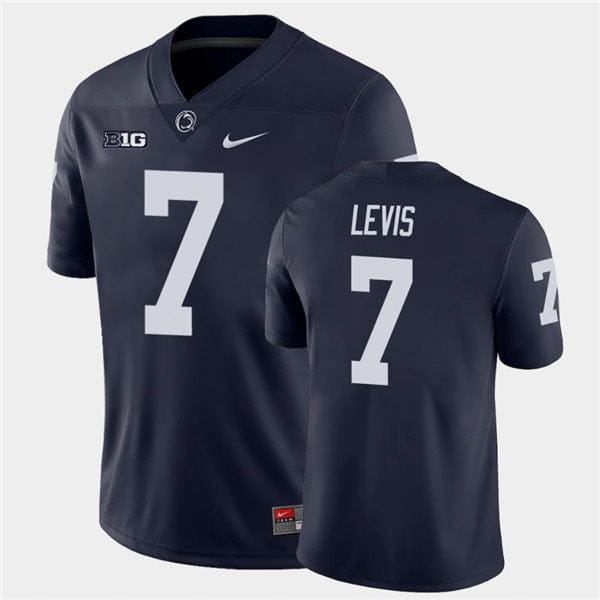 Penn State Will Lewis Jersey #7 College Football Game Navy With Name