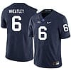 Penn State Zakee Wheatley Jersey #6 College Football Game Navy With Name