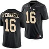 Purdue Boilermakers Aidan OConnell Jersey #16 College Football Black