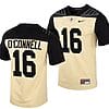 Purdue Boilermakers Aidan O'Connell Jersey #16 College Football Gold Vapor Untouchable