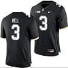 Purdue Boilermakers David Bell Jersey #3 College Football Game Black