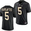 Purdue Boilermakers George Karlaftis Jersey #5 College Football Black