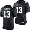 Purdue Boilermakers Jack Plummer Jersey #13 College Football Game Black