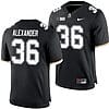 Purdue Boilermakers Jaylan Alexander Jersey #36 College Football Game Black