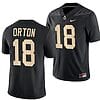 Purdue Boilermakers Kyle Orton Jersey #18 College Football Black