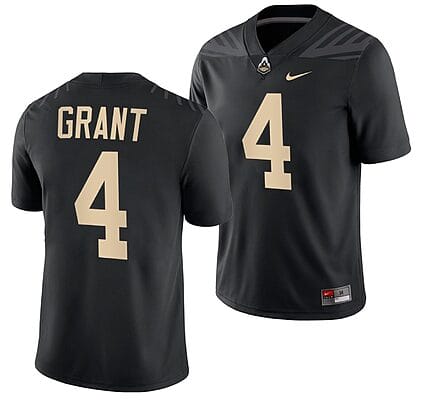 Purdue Boilermakers Marvin Grant Jersey #4 College Football Black