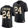 Purdue Boilermakers Mitchell Fineran Jersey #24 College Football Black