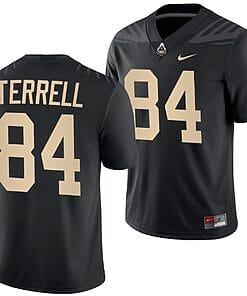 Purdue Boilermakers Preston Terrell Jersey #84 College Football Black