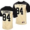 Purdue Boilermakers Preston Terrell Jersey #84 College Football Gold Vapor Untouchable
