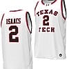 Ricky Pop Isaacs Jersey #2 Texas Tech Red Raiders Throwback Basketball Replica White