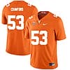 Tennessee Volunteers #53 Jeremiah Crawford Jersey College Football New Orange