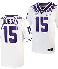 TCU Horned Frogs Max Duggan Jersey #15 Untouchable College Football Game White