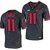 TCU Horned Frogs JoJo Earle Jersey #11 Alternate College Football Grey Replica