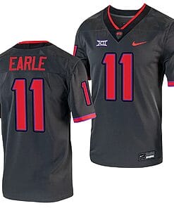 TCU Horned Frogs JoJo Earle Jersey #11 Alternate College Football Grey Replica