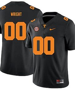 Tennessee Volunteers #00 Darnell Wright Jersey College Football New Black
