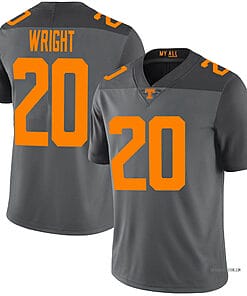 Tennessee Volunteers #20 Jaylen Wright Jersey College Football Gray