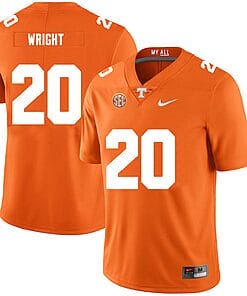 Tennessee Volunteers #20 Jaylen Wright Jersey College Football New Orange