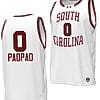 Te Hina Paopao Jersey #0 South Carolina Gamecocks Basketball Throwback Replica White