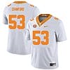 Tennessee Volunteers #53 Jeremiah Crawford Jersey College Football New White