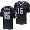 TCU Horned Frogs Max Duggan Jersey #15 Alternate College Football Black Replica