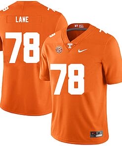 Tennessee Volunteers #78 Ollie Lane Jersey College Football New Orange