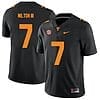 Tennessee Volunteers #7 Joe Milton III Jersey College Football Black