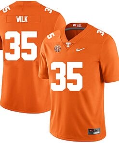 Tennessee Volunteers #35 Patrick Wilk Jersey College Football New Orange
