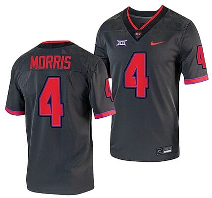 TCU Horned Frogs Chandler Morris Jersey #4 Alternate College Football Grey Replica