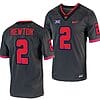 TCU Horned Frogs Josh Newton Jersey #2 Alternate College Football Grey Replica