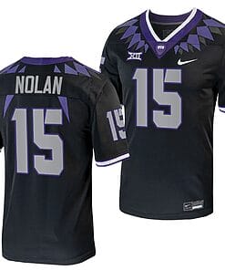 TCU Horned Frogs Chance Nolan Jersey #15 Alternate College Football Black Replica