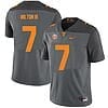 Tennessee Volunteers #7 Joe Milton III Jersey College Football Gray