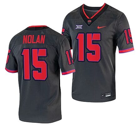 TCU Horned Frogs Chance Nolan Jersey #15 Alternate College Football Grey Replica