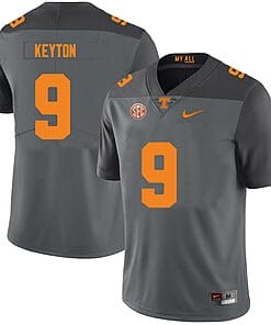 Tennessee Volunteers #9 Ramel Keyton Jersey College Football New Gray