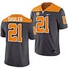 Tennessee Volunteers #21 Navy Shuler Jersey 2023 Artful Dodger Smokey Grey Alternate Football