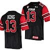 Utah Utes #13 Landen King Jersey College Football Black