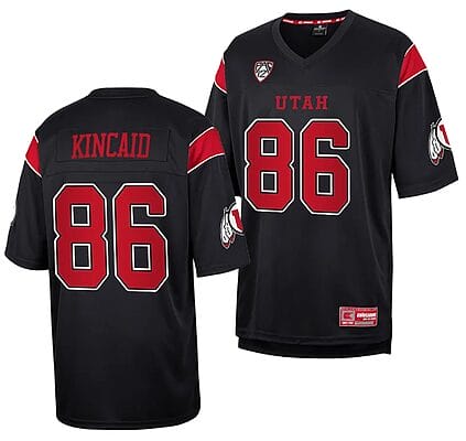 Utah Utes #86 Dalton Kincaid Jersey Throwback College Football Black