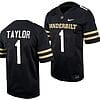 Vanderbilt Commodores CJ Taylor Jersey #1 Home College Football Black