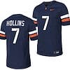 Virginia Cavaliers Mike Hollins Jersey #7 College NIL Football Game 2023 Navy