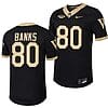 Wake Forest Demon Deacons Jahmal Banks Jersey #80 Home College Football Replica Black