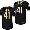 Wake Forest Demon Deacons Will Towns Jersey #41 Home College Football Replica Black