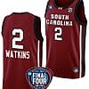 Ashlyn Watkins Jersey #2 South Carolina Gamecocks Basketball 2024 NCAA March Madness Final Four Garnet
