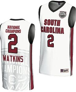 Ashlyn Watkins Jersey #2 South Carolina Gamecocks 2024 NCAA Basketball National Champions White