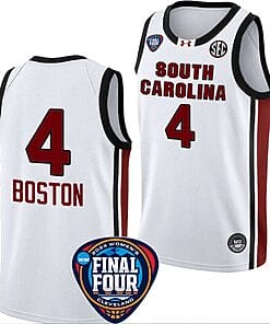 Aliyah Boston Jersey #4 South Carolina Gamecocks Basketball 2024 NCAA March Madness Final Four White