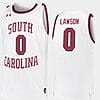 AJ Lawson Jersey #0 South Carolina Gamecocks College Basketball White Replica