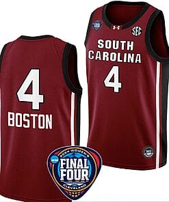 Aliyah Boston Jersey #4 South Carolina Gamecocks Basketball 2024 NCAA March Madness Final Four Garnet