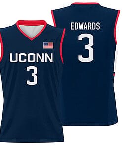 Aaliyah Edwards Jersey UConn Huskies College Basketball Navy 31