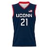 Adama Sanogo Jersey #21 UConn Huskies College Basketball Navy