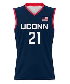 Adama Sanogo Jersey #21 UConn Huskies College Basketball Navy