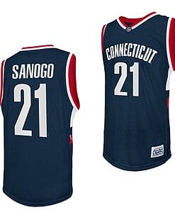 Adama Sanogo Jersey UConn Huskies College Basketball Navy Retro #21
